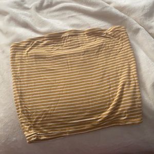 Yellow Striped AE Tube Top